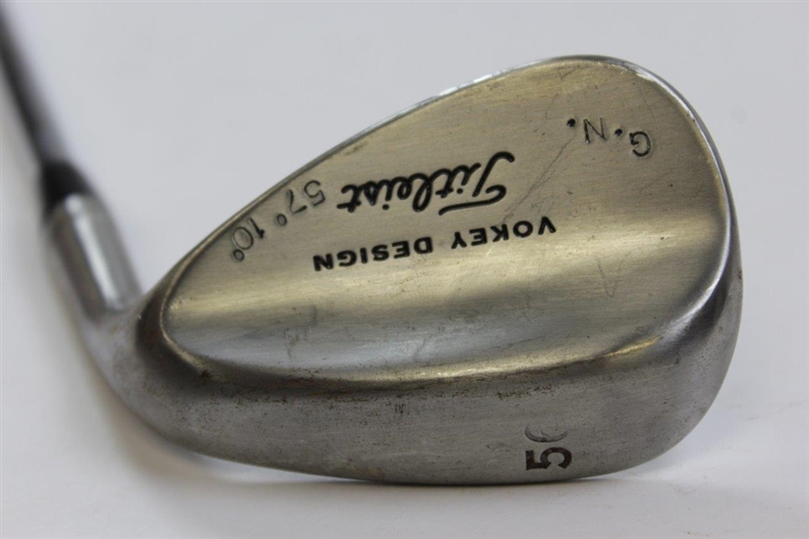 Greg Norman's Personal Used Titleist Vokey Design 57-10 'G.N.' 56 Degree Wedge