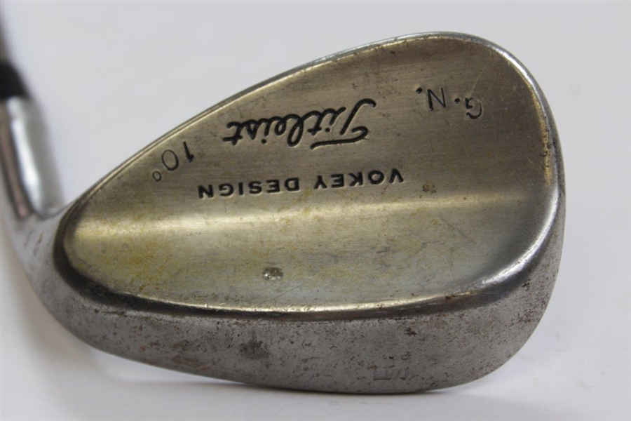 Greg Norman's Personal Used Titleist Vokey Design 10 'G.N.' Wedge