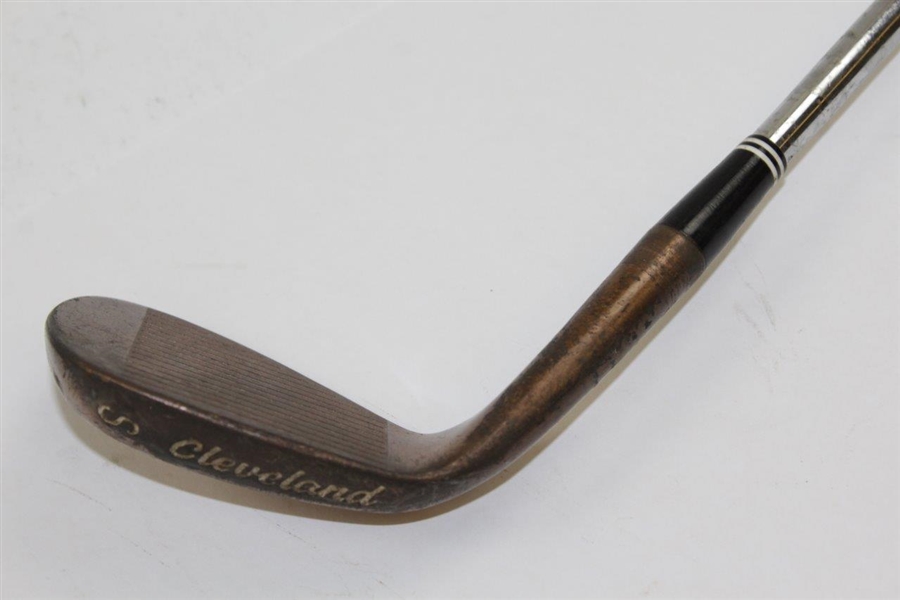 Greg Norman's Personal Used Cleveland BeCu Tour Action Reg. 588 56 Degree Sand Wedge