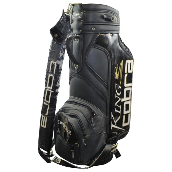 Greg Norman's Personal Cobra KING 'Greg Norman' MaxFli HT Golf Balls Full Size Golf Bag with Stitched Signature