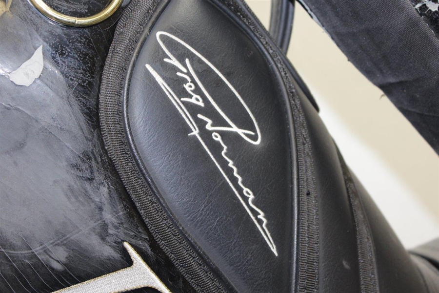Greg Norman's Personal Cobra KING 'Greg Norman' MaxFli HT Golf Balls Full Size Golf Bag with Stitched Signature
