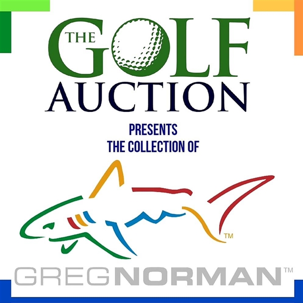 Greg Norman's Personal Shark Logo Foster's 'Australian For Beer' Blue and White Burton Full Size Golf Bag