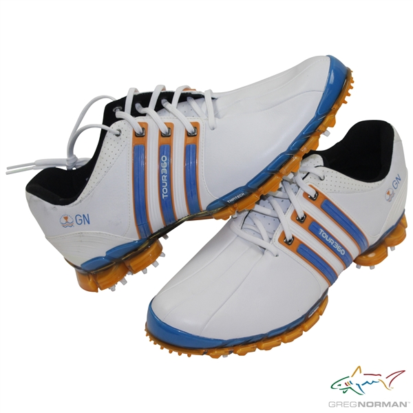 Greg Norman's Personal 2009 The President's Cup International Team Tour 360 Adidas Golf Shoes