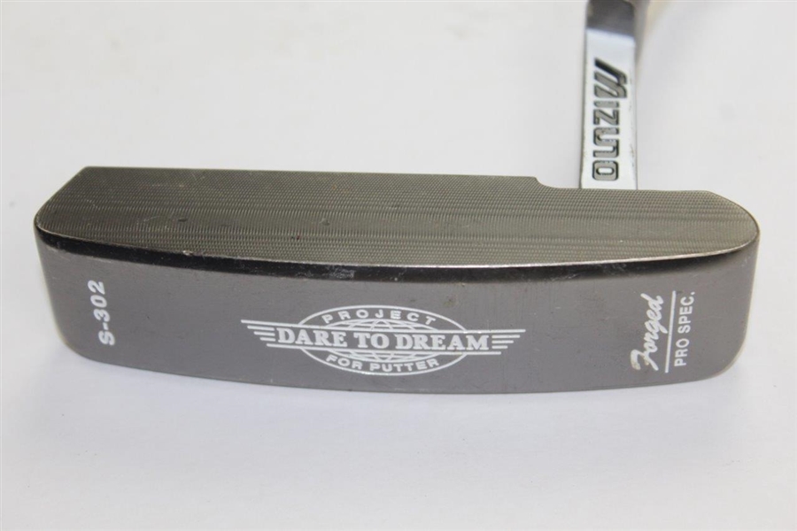 Greg Norman's Personal Mizuno Tour Style 'Dare To Dream' Forged Pro-Spec. S-302 Putter