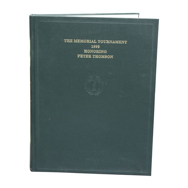 1998 The Memorial Tournament Ltd Ed Book Honoring & Dedicated to Peter Thomson #57/175