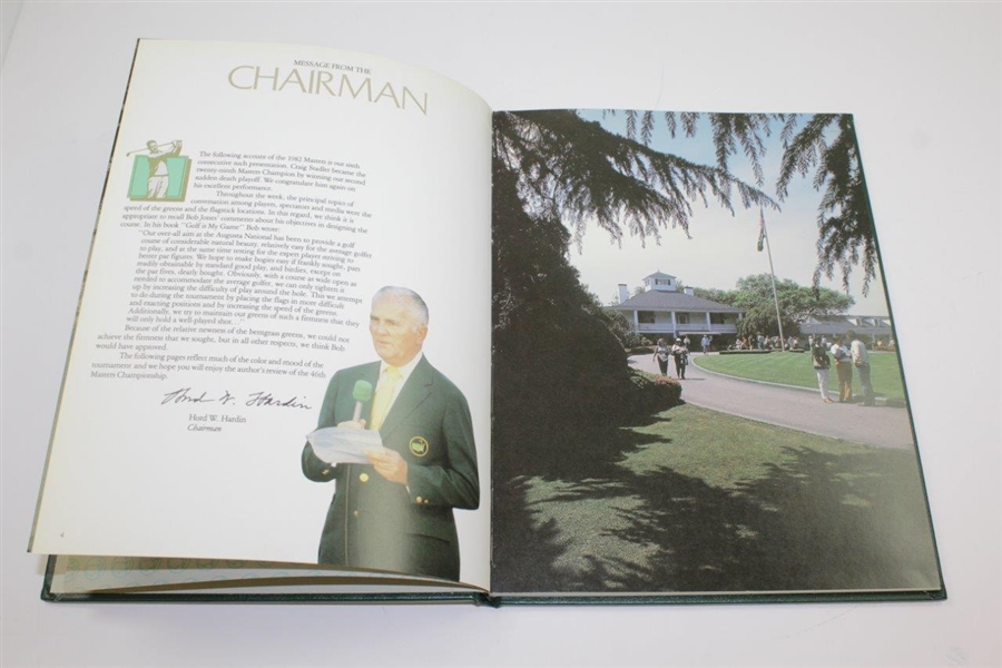 1982 Masters Tournament Annual Book - Craig Stadler Winner
