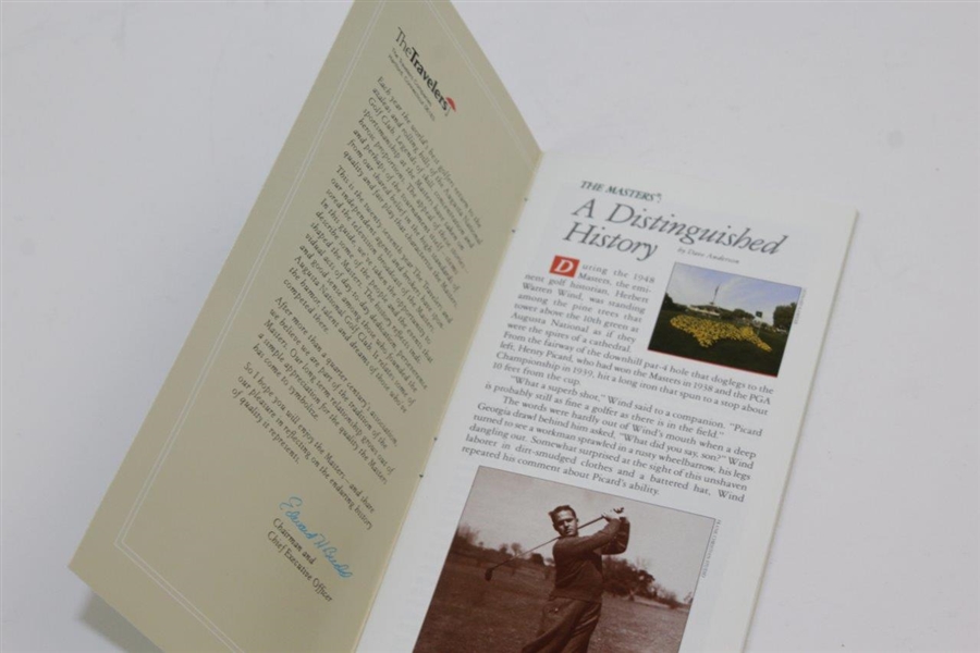 1985 Masters Tournament Annual Book - Bernhard Langer Winner