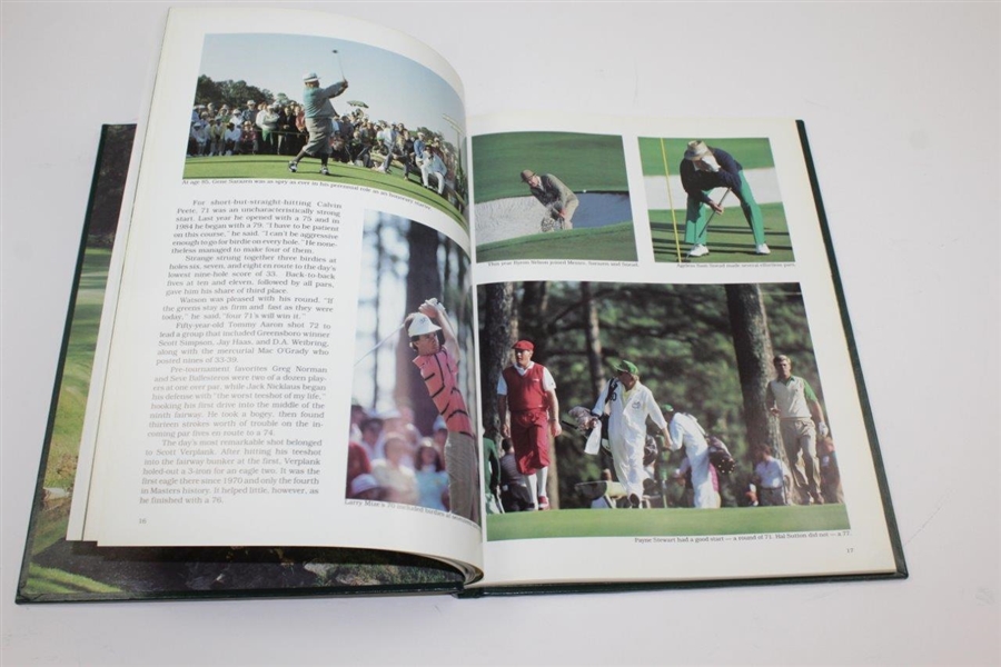 1987 Masters Tournament Annual Book - Larry Mize Winner