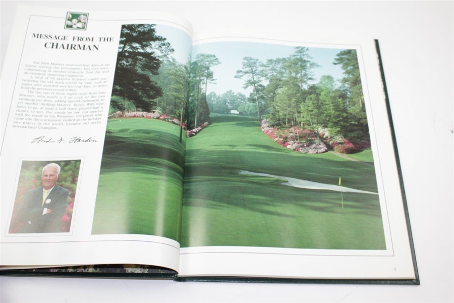 1991 Masters Tournament Annual Book - Ian Woosnam Winner