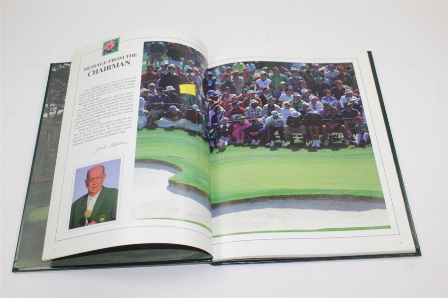 1993 Masters Tournament Annual Book - Bernhard Langer Winner