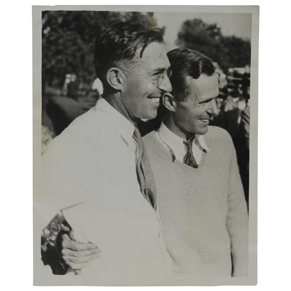 Francis Ouimet & Jack Westland 1931 Amateur Photo -  Ouimet Wins!