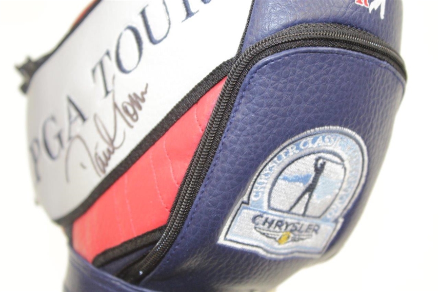 David Toms Signed Chrysler Classic of Greensboro Mini PGA Tour Golf Bag JSA ALOA