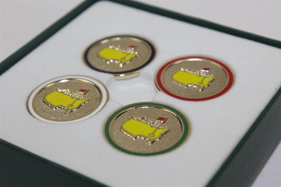 Set Of Four (4) Masters Undated Multi-Colored Ball Markers in Original Box