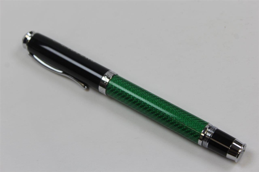 Masters Undated Green/Black/Silver Ballpoint Pen In Original Case 