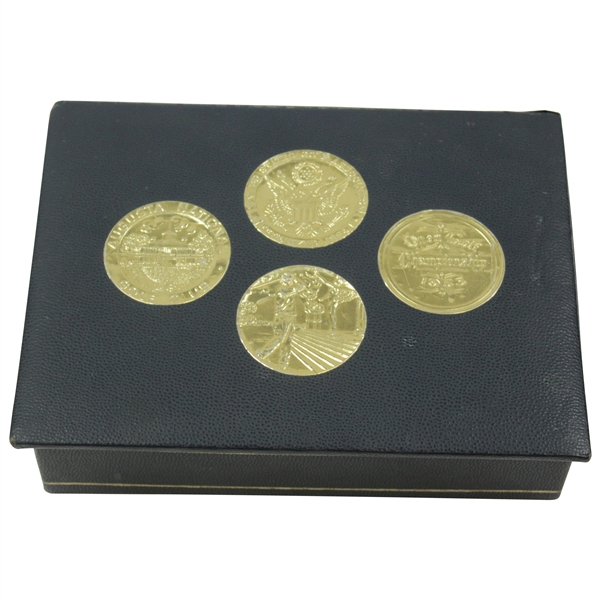 Deluxe Box With Four (4) Major Championship Medal Depictions Won By Ben Hogan