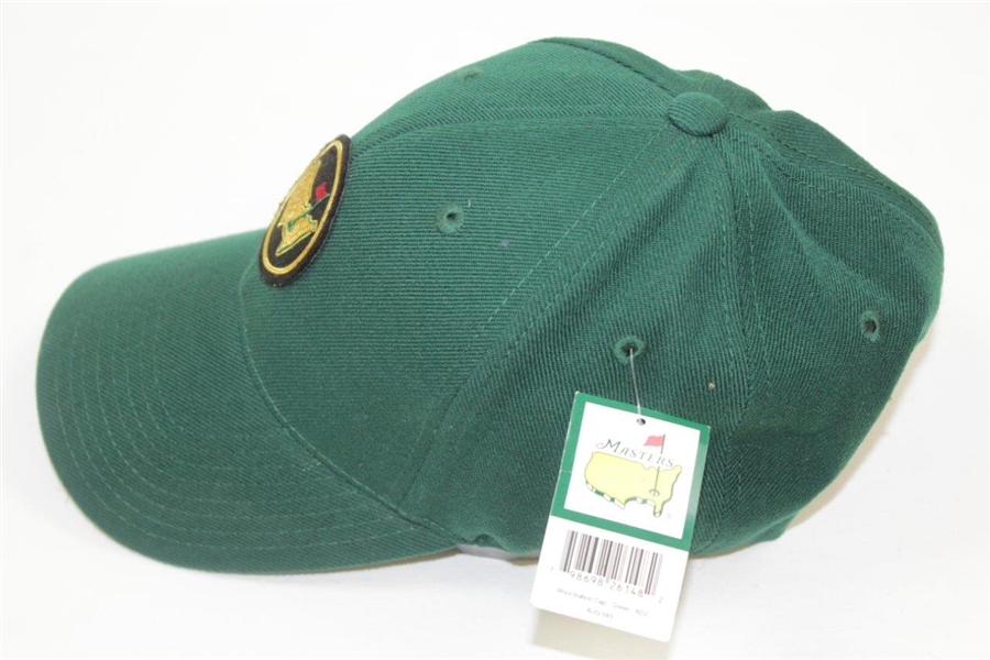 Masters Green Embroidered Stitch Circle Logo American Needle Hat with Tag