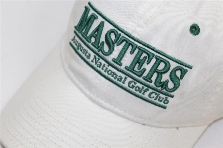 Undated Masters Augusta National Golf Club Embroidered White Hat with Tag