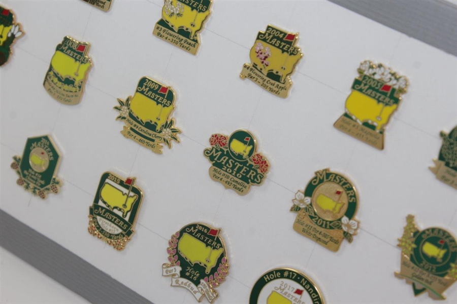 2001-2018 Masters Commemorative Pin Set 