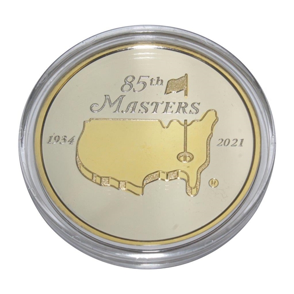 2021 Masters Tournament Ltd Ed Founders Coin #219/350 in Original Box with Card