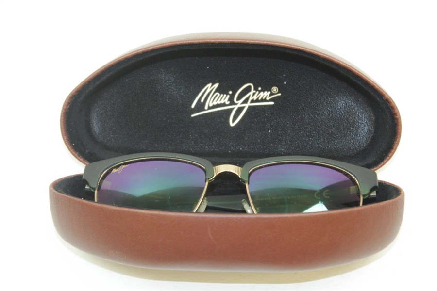 Ltd Ed 2015 Masters Tournament Maui Jim Sunglasses with Logo On Sides in Original Packaging #61/100