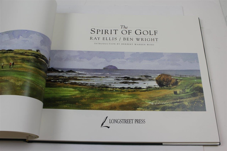 Spirit Of Golf First Edition Book By Ray Ellis & Ben Wright