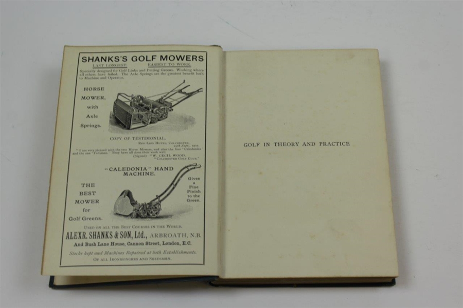 Golf In Theory & Practice Book By H.S.C. Everard