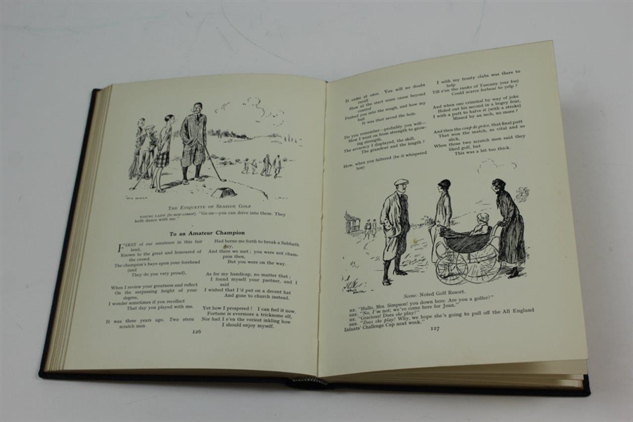 'Mr. Punch On The Links' Hardcover Golf Book