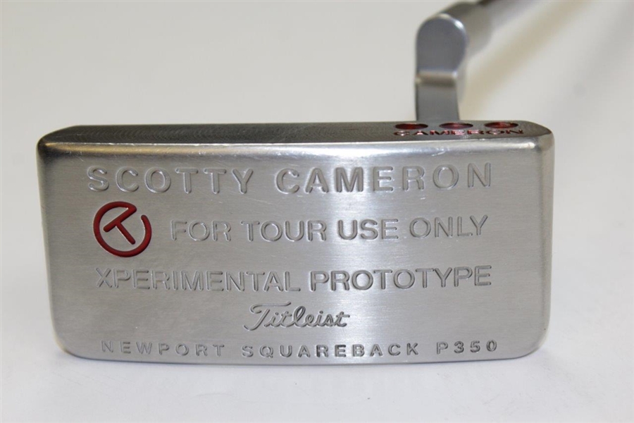Scotty Cameron Titleist Newport Squareback P350 Circle T Putter With Cover - Tour Use Only