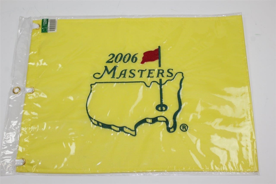 2004, 2006, & 2010 Masters Tournament Embroidered Flags - Phil Mickelson Winner