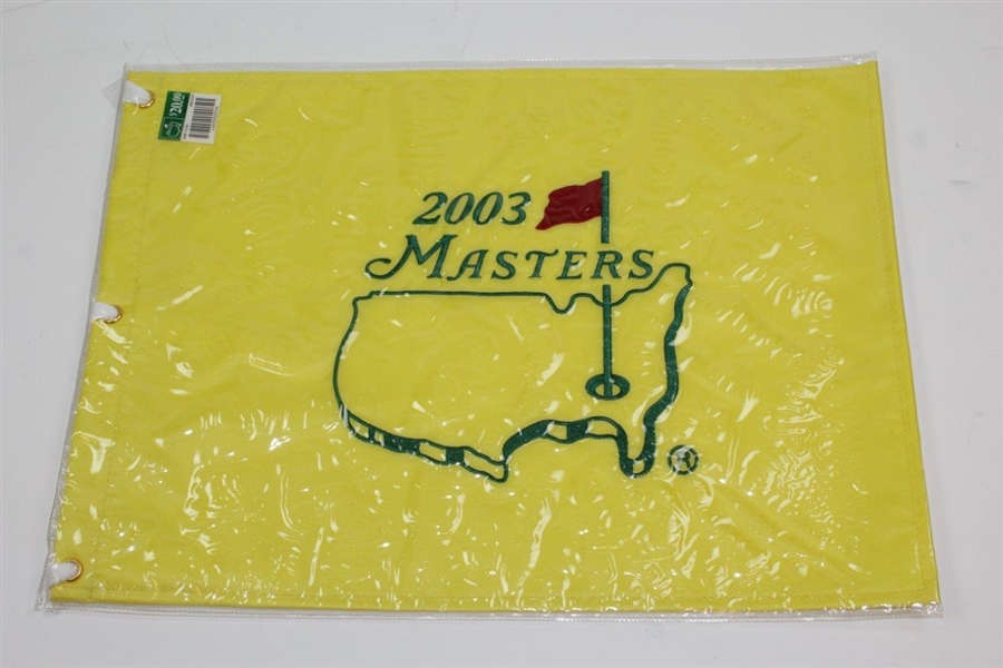 2003, 2012, & 2014 Masters Tournament Embroidered Flags - Weir & Watson(x2)