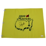 Dustin Johnson Signed 2020 Masters Embroidered Flag JSA #BB64662
