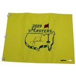 Tiger Woods Signed Ltd Ed 2019 Masters Embroidered Flag with Photo #BAM150249