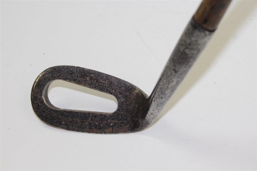 Replica Hickory Shafted Water Iron with ? 'London' Shaft Stamp