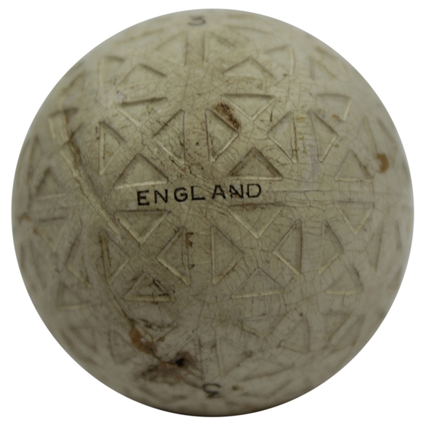 Vintage England X Pattern 3 Mesh Golf Ball 