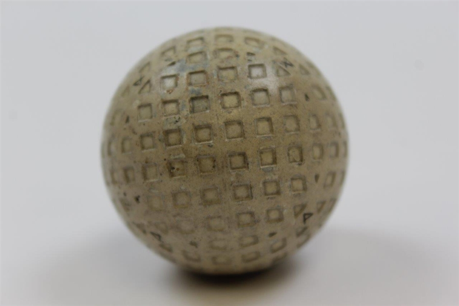 Circa 1930's Vintage Bromford 12 P.G.A.  Square Pattern 4 Golf Ball