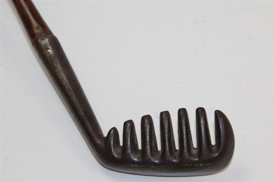 Vintage Brown Patent Water/Rake Iron by Winton of Montrose