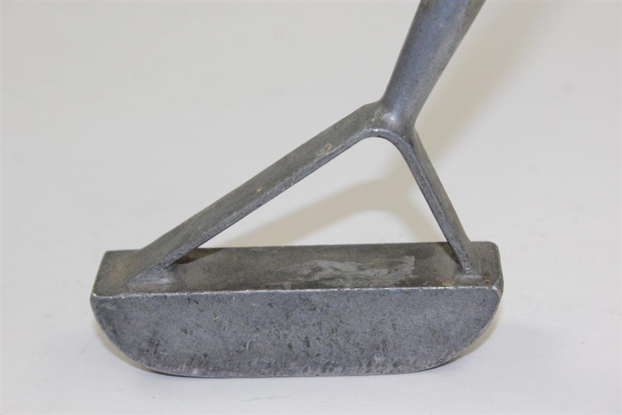 Vintage Otto Hackbarth George Leith Forked Shaft Hickory Putter Pa. No. 687539