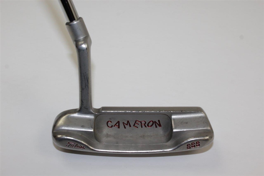 Hal Sutton's Personal Well Used Scotty Cameron SSS Putter with H.S. on Face