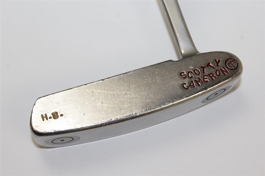 Hal Sutton's Personal Well Used Scotty Cameron SSS Putter with H.S. on Face