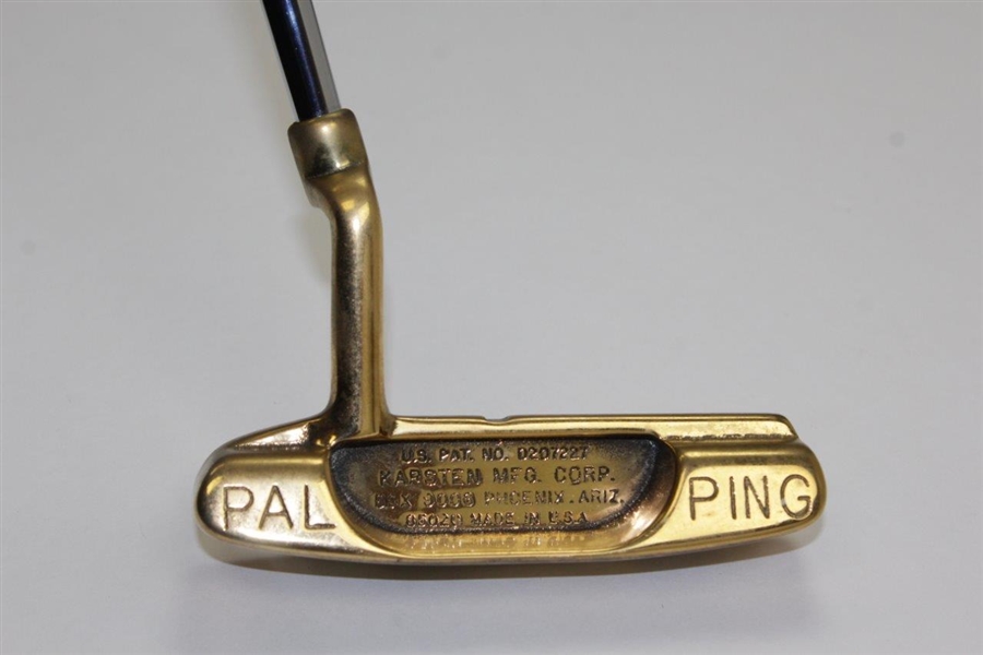 Hal Sutton's Awarded PING Gold Plated PAL Putter for 1986 Phoenix Open Win