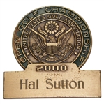 Hal Suttons 2000 US Open Championship at Pebble Beach Contestant Badge