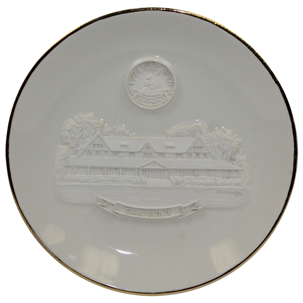 Oakmont Golf Club 1994 US Open Royal Porcelain Artist Proof No. 1 Plate by Bill Waugh