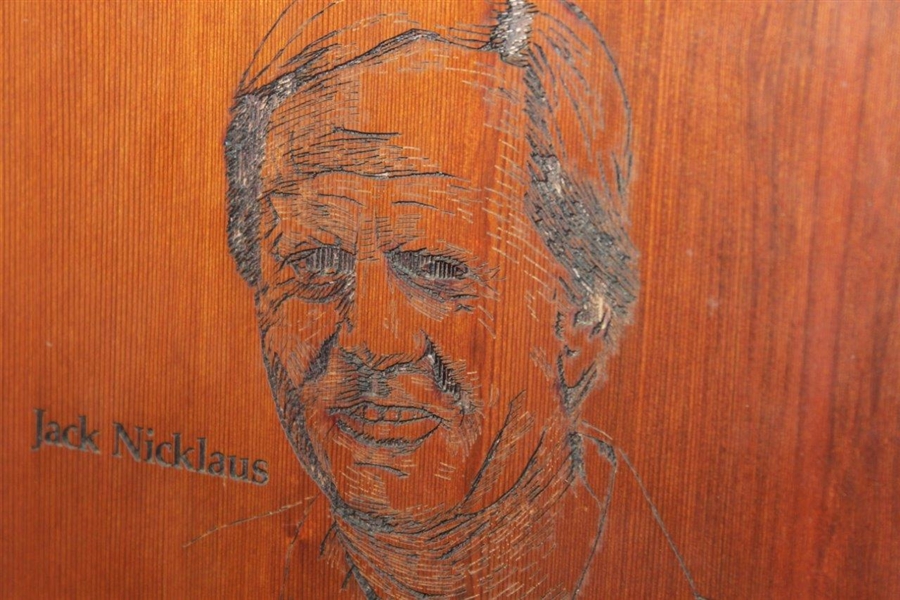 Jack Nicklaus on 1990 'The Champion Course' Dedication Plaque - January 18th