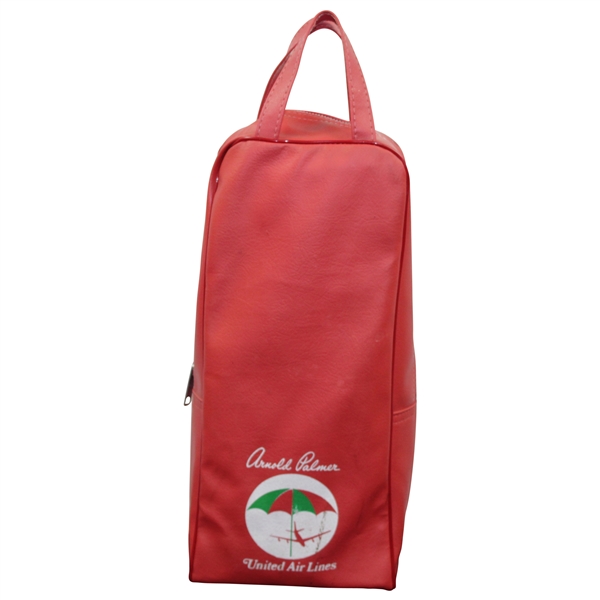 Arnold Palmer United Airline Red Shoe Bag