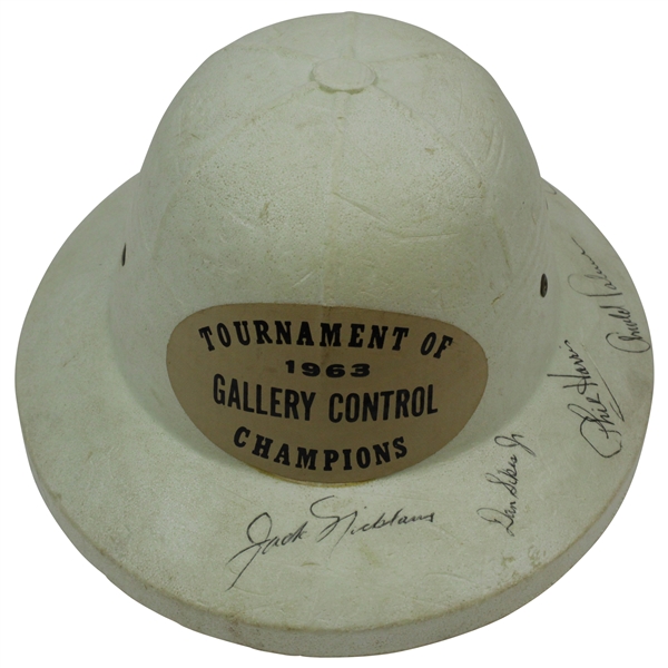 Arnold Palmer, Jack Nicklaus, & others Signed 1963 Champions Gallery Control Hat JSA ALOA