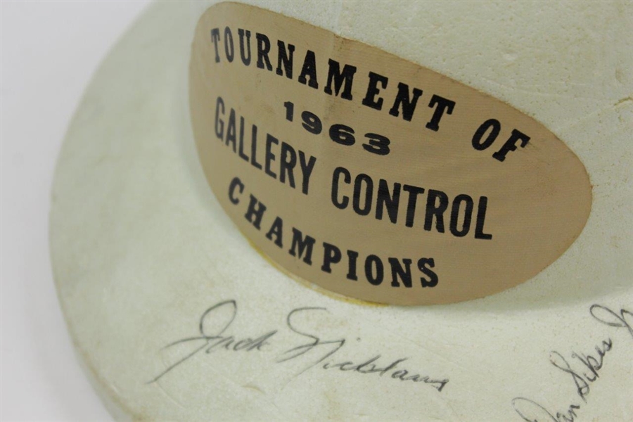 Arnold Palmer, Jack Nicklaus, & others Signed 1963 Champions Gallery Control Hat JSA ALOA