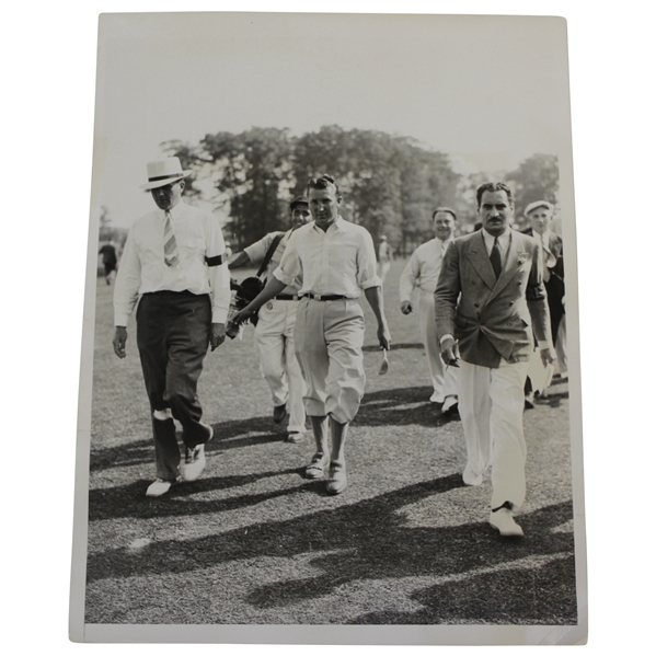 Ky Laffoon Trudging To the 16th Hole At The National Open Championships 6/6/36