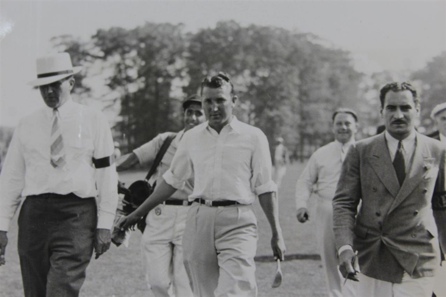 Ky Laffoon Trudging To the 16th Hole At The National Open Championships 6/6/36