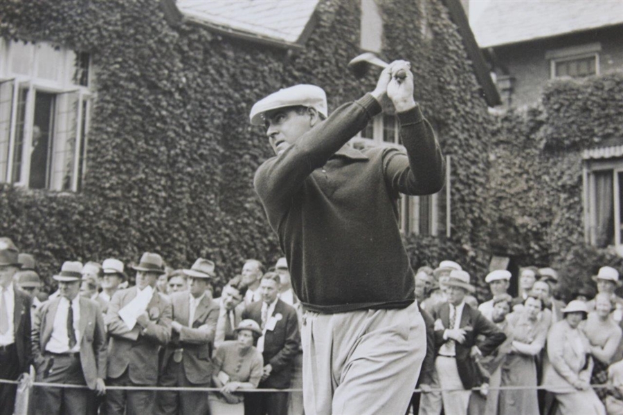 Olin Dutra Driving From The First Tee 6/4/36