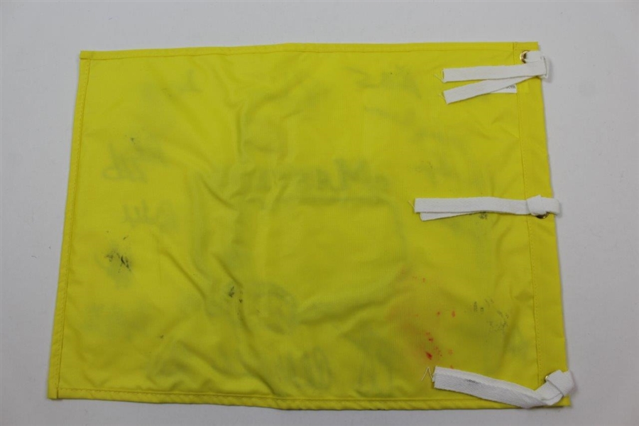 Undated  Masters Champions Dinner Flag Signed by 17 Including Jack, Phil & others - Charles Coody Collection JSA ALOA